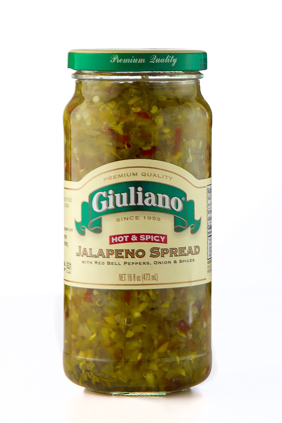 Giuliano - Jalapeño Spread (Hot & Spicy)